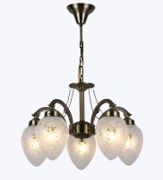 Люстры подвесные — 34823/5 бронза купить в 
