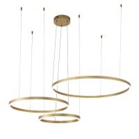 Подвесные светильники — Подвесной светодиодный светильник Indigo Galass 14001/3P Gold V000013L купить в  Подвесные светильники — Подвесной светодиодный светильник Indigo Galass 14001/3P Gold V000013L купить в