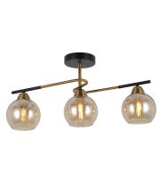 Потолочные люстры — 8451/3 черный+золото купить в 