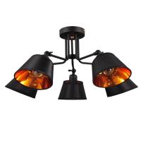 Потолочные люстры — Потолочная люстра IMEX MD.77172-5-S BK+GD купить в  Потолочные люстры — Потолочная люстра IMEX MD.77172-5-S BK+GD купить в