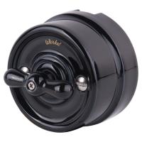 Выключатели — Выключатель Werkel WL18-01-05 (черный) Ретро купить в 