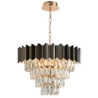Люстры каскадные — Каскадная люстра Natali Kovaltseva DARIAN II 81448/8C GOLD BLACK купить в  Люстры каскадные — Каскадная люстра Natali Kovaltseva DARIAN II 81448/8C GOLD BLACK купить в