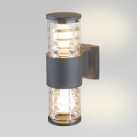 Уличные настенные светильники — Светильник настенный Elektrostandard 1407 TECHNO серый купить в 