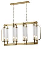 Люстры подвесные — Подвесная люстра Crystal Lux TOMAS SP8 L1000 BRASS купить в 