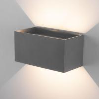 Уличные настенные светильники — Светильник настенный Elektrostandard WINNER DOUBLE LED серый (35137/W) купить в 