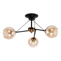 Потолочные люстры — Потолочная люстра IMEX MD.2840-3-S BK+CP купить в 