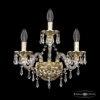 Настенные бра — Бра Bohemia Ivele Crystal 16103B/2+1/141 G купить в  Настенные бра — Бра Bohemia Ivele Crystal 16103B/2+1/141 G купить в