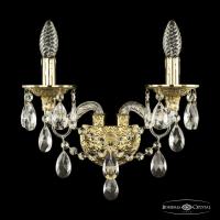 Настенные бра — Бра Bohemia Ivele Crystal 16115B/2/141 G купить в  Настенные бра — Бра Bohemia Ivele Crystal 16115B/2/141 G купить в