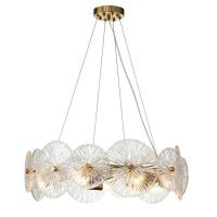 Люстры подвесные — Подвесная люстра Indigo Miele 12021/7P Brass V000020 купить в  Люстры подвесные — Подвесная люстра Indigo Miele 12021/7P Brass V000020 купить в