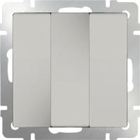 Выключатели — Выключатель Werkel WL03-SW-3G-ivory (слоновая кость) купить в 