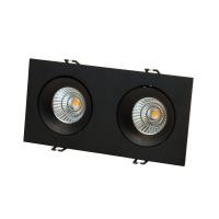 Встраиваемые точечные светильники — Встраиваемый светильник LeDron LD0032-20W-B 3000K купить в 