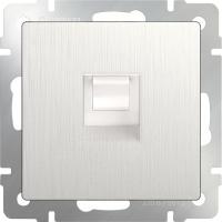 Розетки — Розетка Werkel WL13-RJ-11 (перламутровый рифленый) купить в 