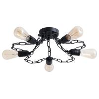 Люстры накладные — Накладная люстра ARTE Lamp A9344PL-5BK купить в  Люстры накладные — Накладная люстра ARTE Lamp A9344PL-5BK купить в