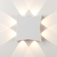 Уличные настенные светильники — Светильник настенный Elektrostandard 1631 TECHNO LED Белый купить в 