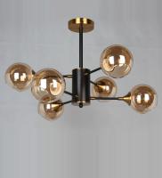 Потолочные люстры — 42328/6 черный+латунь купить в 