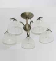 Потолочные люстры — 2249/5 бронза купить в 