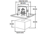 Встраиваемые точечные светильники — Встраиваемый светильник Gumarcris 1430OR купить в 