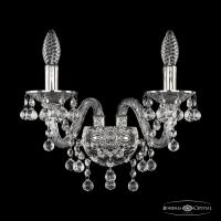 Настенные бра — Бра Bohemia Ivele Crystal 16109B/2/165 Ni купить в  Настенные бра — Бра Bohemia Ivele Crystal 16109B/2/165 Ni купить в