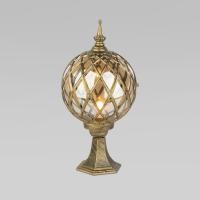 Низкие уличные фонари — Садово-парковый светильник Elektrostandard Sirius S черное золото купить в 