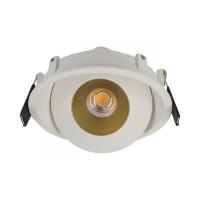 Встраиваемые точечные светильники — Встраиваемый светильник LeDron KRIS IN White/Gold купить в 