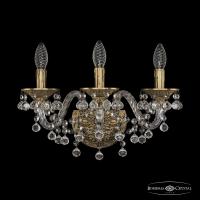 Настенные бра — Бра Bohemia Ivele Crystal 16109B/3/165 FP купить в  Настенные бра — Бра Bohemia Ivele Crystal 16109B/3/165 FP купить в