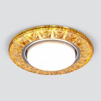 Встраиваемые точечные светильники — Встраиваемый светильник Elektrostandard 3022 GX53 GD золото купить в 