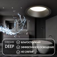Влагозащищенные точечные светильники — Влагозащищенный светильник Denkirs DK3103-BK купить в  Влагозащищенные точечные светильники — Влагозащищенный светильник Denkirs DK3103-BK купить в