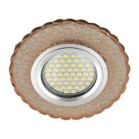 Точечные светильники — Встраиваемый светильник Fametto Luciole DLS-L140 Gu5.3 Glassy/Tea купить в 