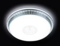 Накладные светильники — Накладной светильник Ambrella Light F128 WH SL 72W D500 купить в 