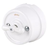 Выключатели — Выключатель Werkel WL18-01-05 (белый) Ретро купить в 