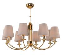 Люстры на штанге — Люстра на штанге Crystal Lux CAMILA SP8 GOLD купить в 
