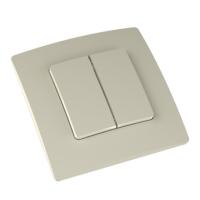 Выключатели — Выключатель HiTE PRO HP-LE-2-ivory купить в 