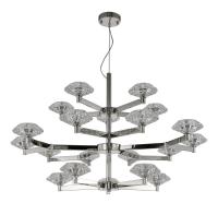 Люстры подвесные — Подвесная люстра Crystal Lux REBECA SP5+10+5 NICKEL купить в 