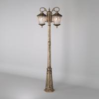 Высокие уличные фонари — Садово-парковый светильник Elektrostandard Virgo F/2 черное золото (арт. GLXT-1450F/2) купить в  Высокие уличные фонари — Садово-парковый светильник Elektrostandard Virgo F/2 черное золото (арт. GLXT-1450F/2) купить в