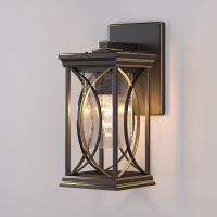 Уличные настенные светильники — Светильник настенный Elektrostandard Spica D черное золото (GL 1026D) купить в 