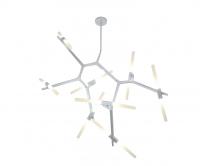 Люстры на штанге — Люстра на штанге Kink Light 07531-16,16 купить в 