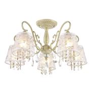 Потолочные люстры — 3574/5 белый с ст. золотом купить в 