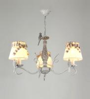 Люстры подвесные — 3083/3 белый с патиной золото купить в 