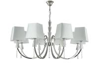 Люстры подвесные — Подвесная люстра Crystal Lux MARSELA SP-PL8 NICKEL купить в 