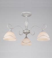 Потолочные люстры — 2548/3 белый с патиной хром купить в 