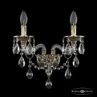 Настенные бра — Бра Bohemia Ivele Crystal 16115B/2/165 GB купить в  Настенные бра — Бра Bohemia Ivele Crystal 16115B/2/165 GB купить в