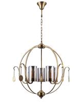 Люстры подвесные — Подвесная люстра Lumien Hall Илис 3303/5H-AB-SNGD-CGC купить в 