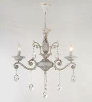 Люстры подвесные — 02943/3 белый с патиной золото купить в 