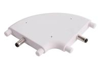 Трековые светильники — Соединитель Deko-Light Angle connector Mia flat, white 930248 купить в  Трековые светильники — Соединитель Deko-Light Angle connector Mia flat, white 930248 купить в