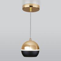 Подвесные светильники — Подвесной светильник Elektrostandard DLS023 9W 4200K черный/золото купить в 