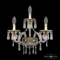 Настенные бра — Бра Bohemia Ivele Crystal 16103B/2+1/165/XL GB купить в  Настенные бра — Бра Bohemia Ivele Crystal 16103B/2+1/165/XL GB купить в