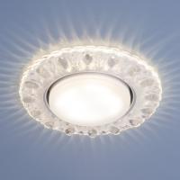 Встраиваемые точечные светильники — Встраиваемый светильник Elektrostandard 3026 GX53 CL прозрачный купить в 