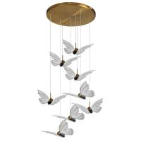 Люстры каскадные — Каскадная люстра Natali Kovaltseva LED LAMPS 81364 GOLD купить в  Люстры каскадные — Каскадная люстра Natali Kovaltseva LED LAMPS 81364 GOLD купить в
