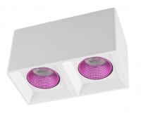 Накладные точечные светильники — Накладной светильник Denkirs DK3085-WH+PI купить в  Накладные точечные светильники — Накладной светильник Denkirs DK3085-WH+PI купить в