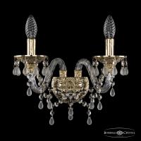 Настенные бра — Бра Bohemia Ivele Crystal 16110B/2/165 G V0300 купить в  Настенные бра — Бра Bohemia Ivele Crystal 16110B/2/165 G V0300 купить в